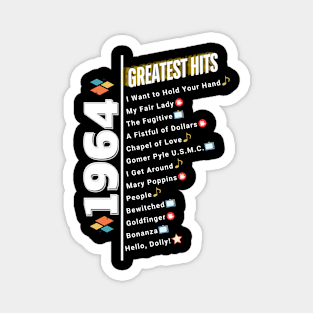 1964 Time Capsule Era - Front & Back - Retro Pop Culture Magnet