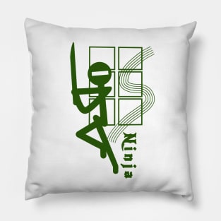 Stickman Ninja Pillow