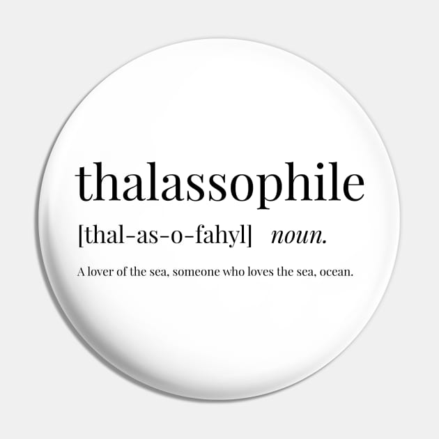 Thalassophile Definition Pin by definingprints