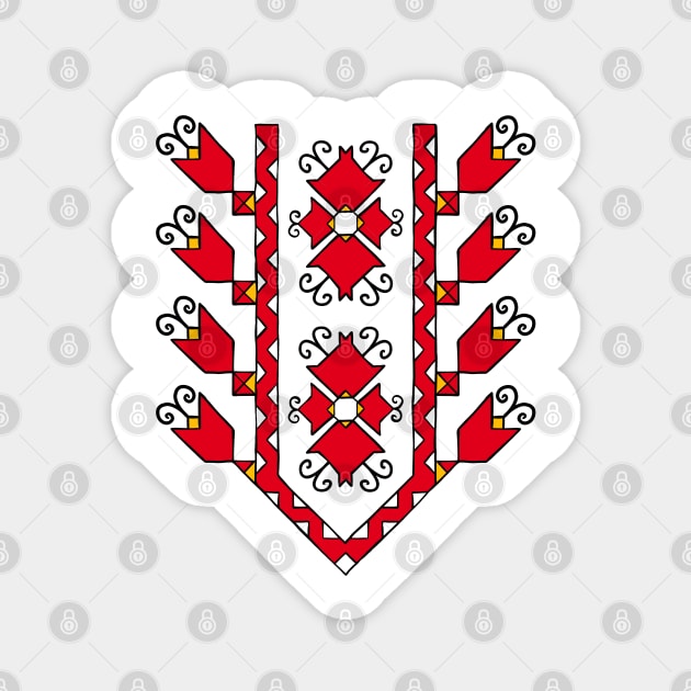 Eastern European folk motifs Magnet by Doreto