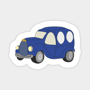 Blue car Magnet