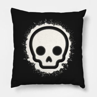 Skull Splatter No. 1 Pillow