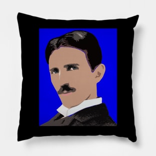 nikola tesla Pillow