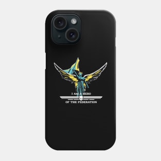 Helldivers game I am a hero of the federation Phone Case