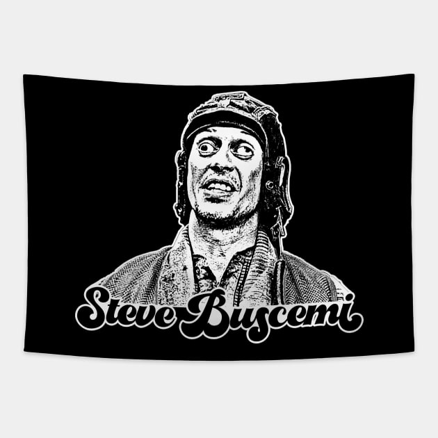 Steve Buscemi // Retro Fan Art Design Tapestry by DankFutura