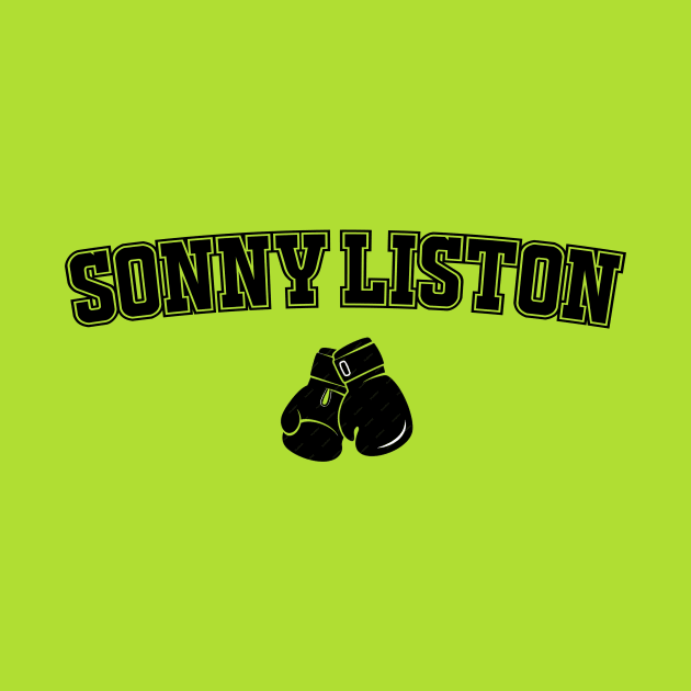 Sonny Liston Boxing Tshirt by ArtOctave