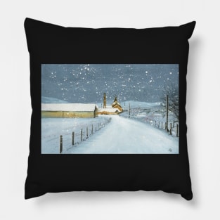 Balblair Distillery (snow) Pillow