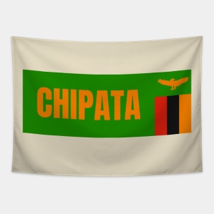 Chipata City in Zambian Flag Tapestry