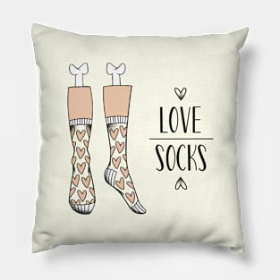 Love Socks Pillow