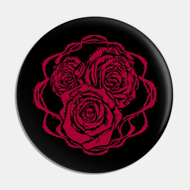 Roses Pin by NanaLeonti