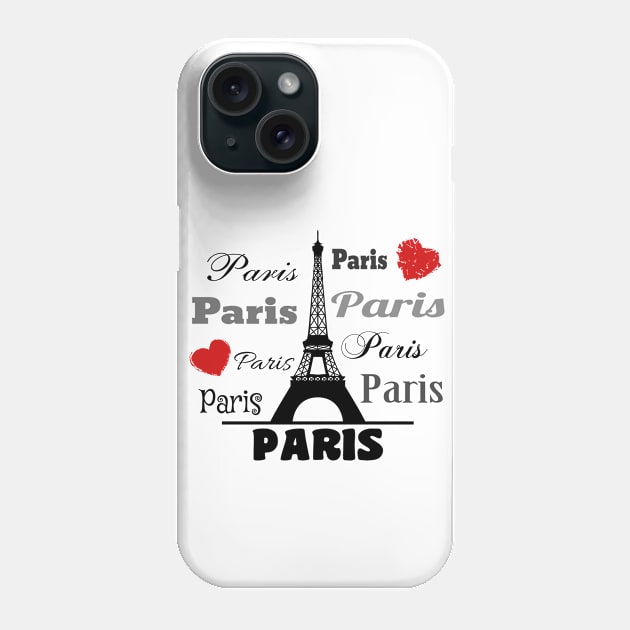 Paris Phone Case by BattaAnastasia