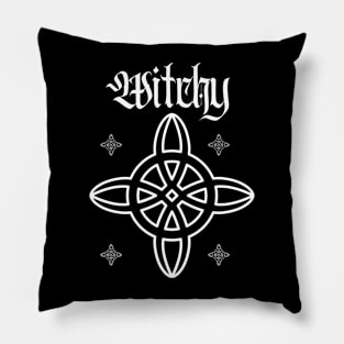 Witchy, Know With symbol Pillow