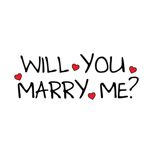 Will You Marry Me? -  Bright Color Shirt Proposal by Sassify