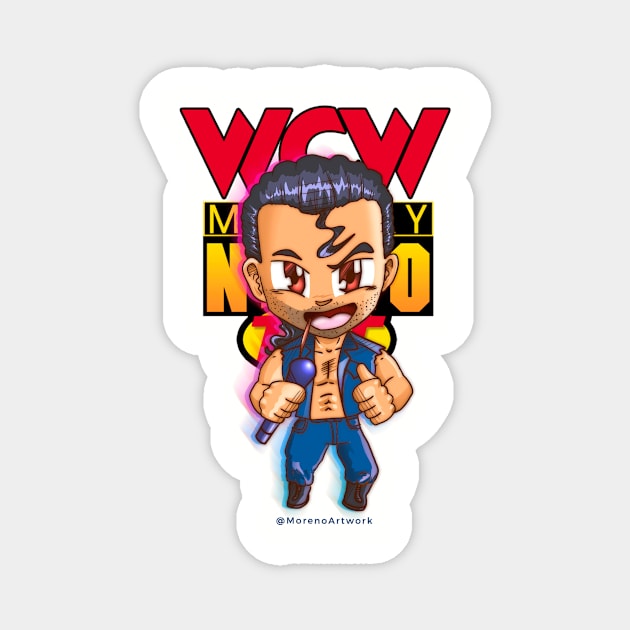 Chibi Scott Hall tribute (debut ver.) Magnet by MorenoArtwork