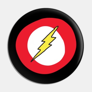 superhero lightning bolt logo Pin