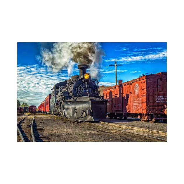 Cumbres and Toltec Narrow Gauge Railroad Chama New Mexico Yard by Gestalt Imagery