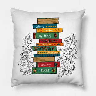 Books are life Pillow