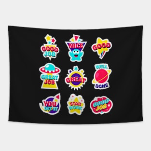 Confetti Positive Sayings Sticker pack Tapestry