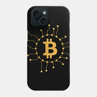 Cryptocurrencies, Blockchain , Bitcoin T-Shirt, Bitcoin Crypto T-Shirt Phone Case