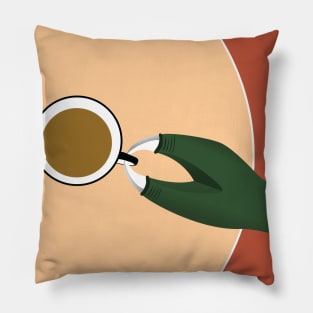 Tea Rex Pillow