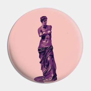 Cool Pink Venus de Milo Pin