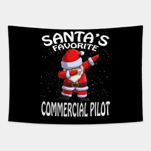 Santas Favorite Commercial Pilot Christmas Tapestry