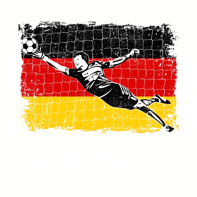 Germany Soccer Supporter Goalkeeper Shirt by zeno27