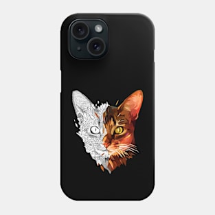 GeoSketch Cat Phone Case