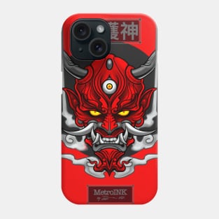 The Protector Oni Mask Red Phone Case