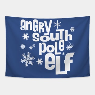 Angry South Pole Elf Tapestry