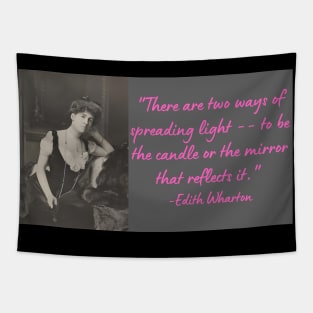 Wise Quote 12 - Edith Wharton Tapestry