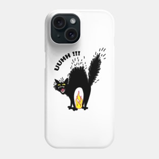 cat in shock Phone Case