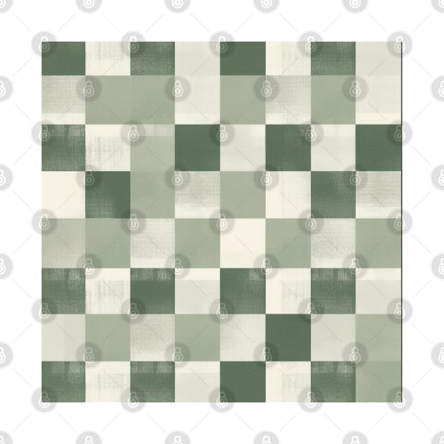 Checkered (sage and sap green) by summer-sun-art