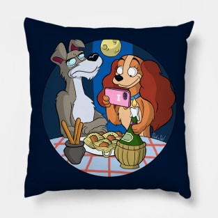 lady and the tramp Foodstagram Pillow
