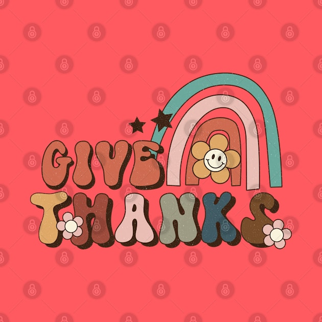 Give Thanks Rainbow by Nova Studio Designs