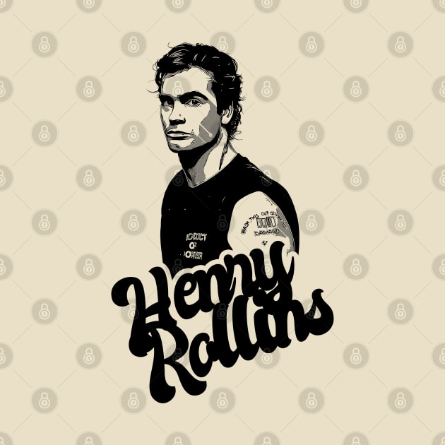 Henry rollins 80s style classic by Hand And Finger