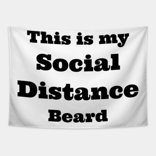 social distance beard Tapestry