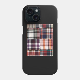 Madras ,Preppy Patchwork Madras Phone Case