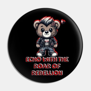 Rebel Bear Pin