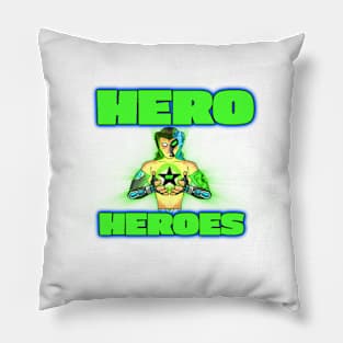 Hero of Heroes - Blue Pillow