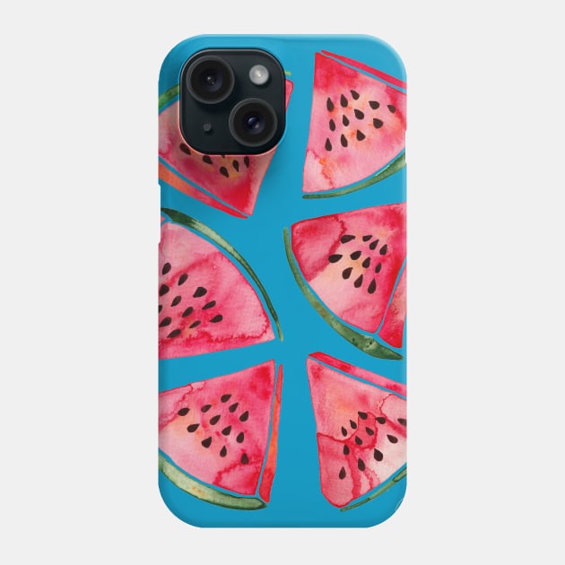 Watermelon Phone Case by CatCoq