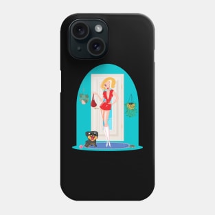 Just A Girl Who Loves Fashion And Animals Phone Case