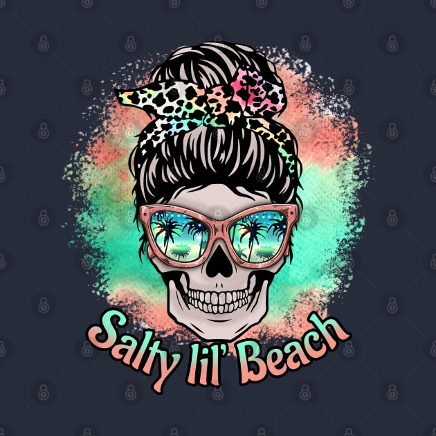 Salty li Beach Messy Bun by O2Graphic