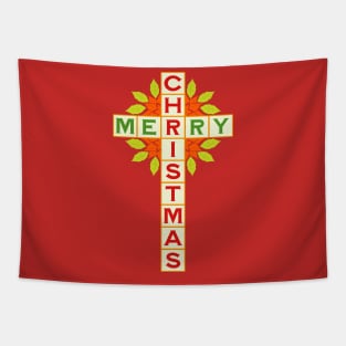 Merry Christmas Crossword Clue Tapestry