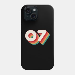 Number 7 Phone Case