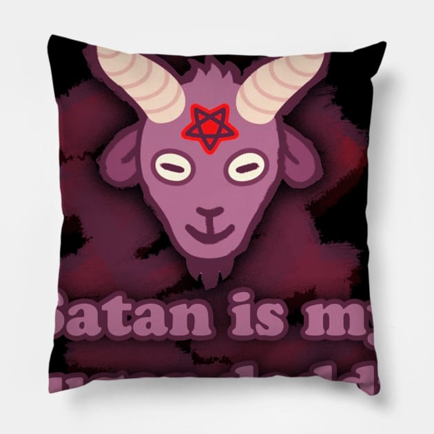 satan is my sugar daddy Pillow by sevencrow