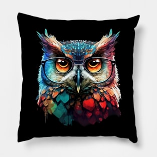 Owl's wisdom Pillow