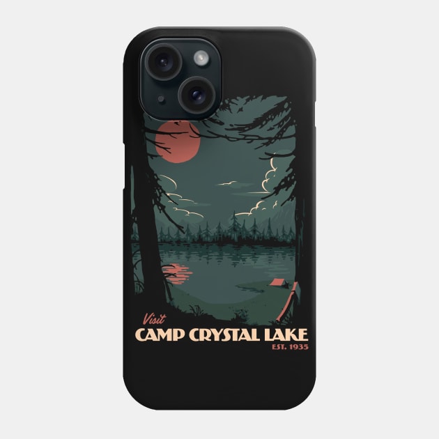 visit camp crystal lake Phone Case by mathiole