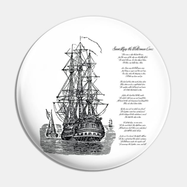 Wellerman Sea Shanty Pin by penandinkdesign@hotmail.com