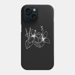 Linework flowers Phone Case